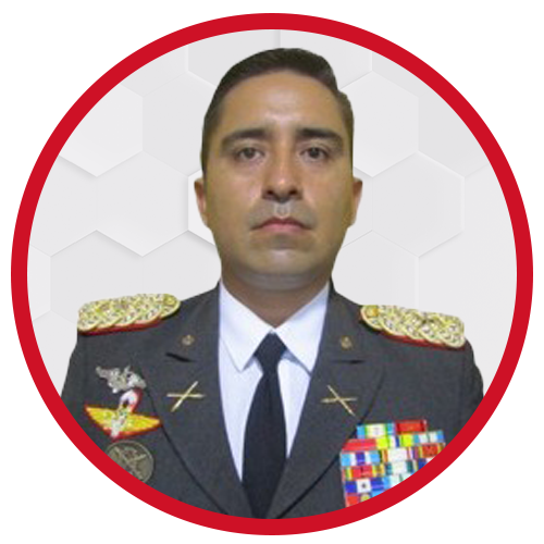 Mgtr. Rodrigo Hernán Rivas Paz (Mayor de Artillería)